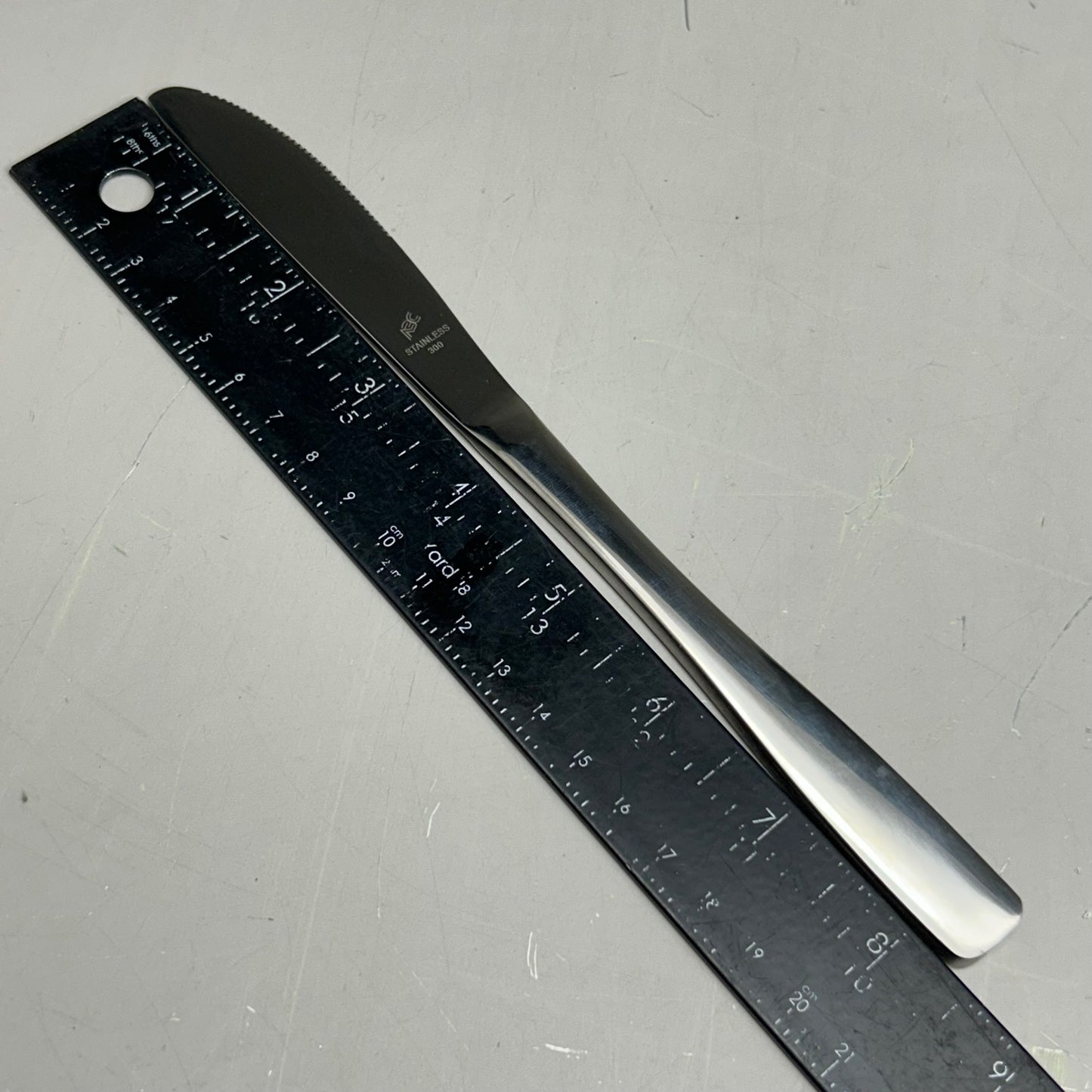 ABC (12 Pack) Stainless Steel Norfolk Stamped Dinner Knife 8.5" NOR-08 (New Other-Distressed Packaging)