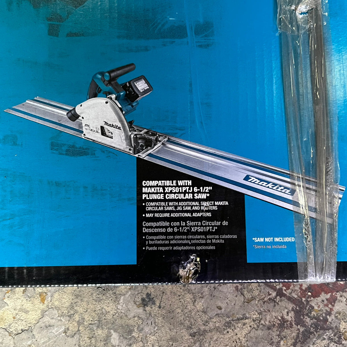 MAKITA 55" Plunge Saw Guide Rail 55" Grey 194368-5