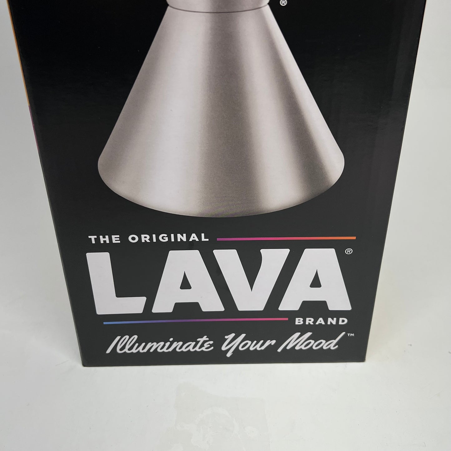 SCHYLING Classic Lava Lamp Illuminate Your Mood 16.3" Orange/Purple Silver Base