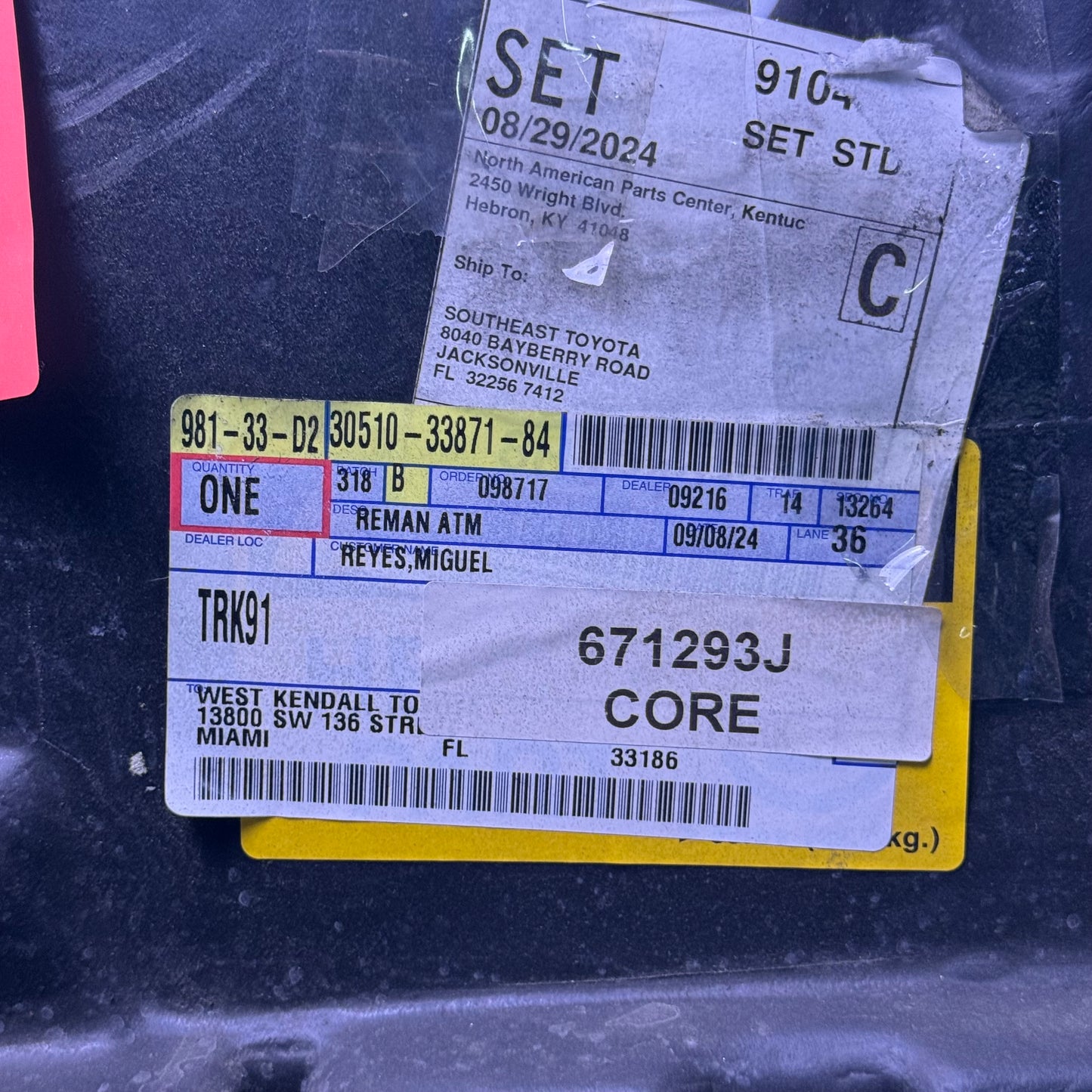 Toyota/Lexus OEM Reman Transmission w/ Torque Converter 30510-33871-84