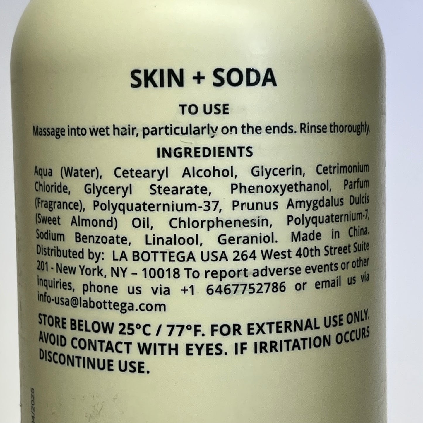 SKIN & SODA (2 PACK) Revival Conditioner 500mL 16.9 fl oz White