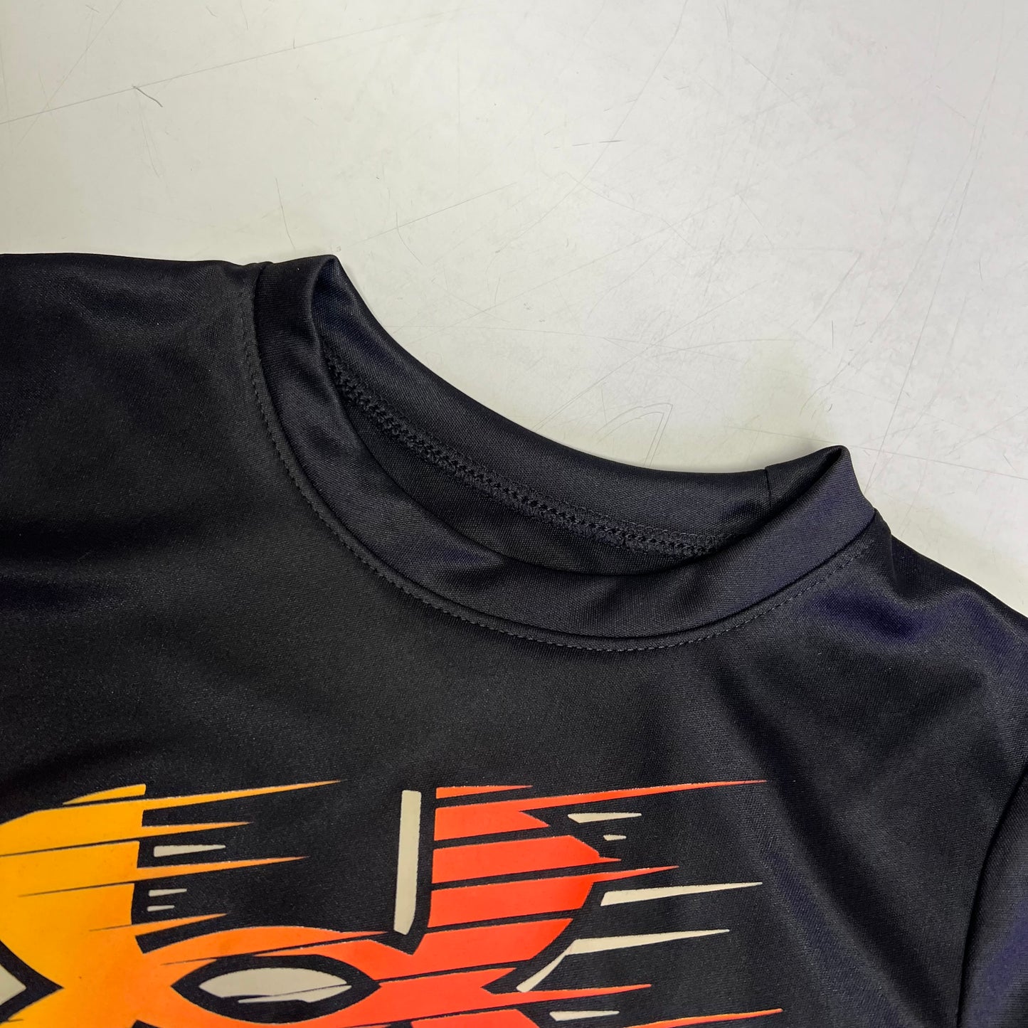 UNDER ARMOUR Toddler Woven T-Shirt & Shorts Set Boys Sz 3T Khaki/Black UASII38D