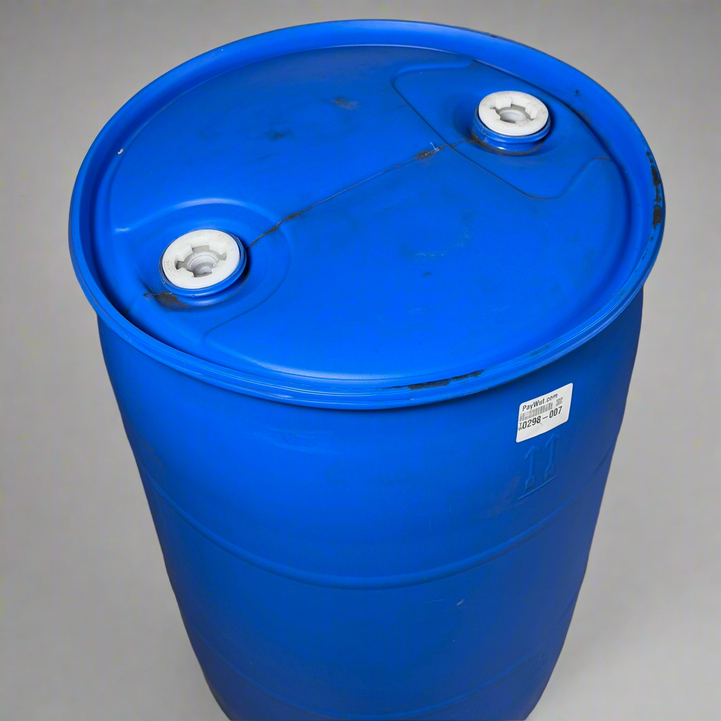 ZA@ GREIF Empty Blue Drums 55 Gallons/208L USA/R1874/24RL Sz 34.5”Hx22.5”D (New)