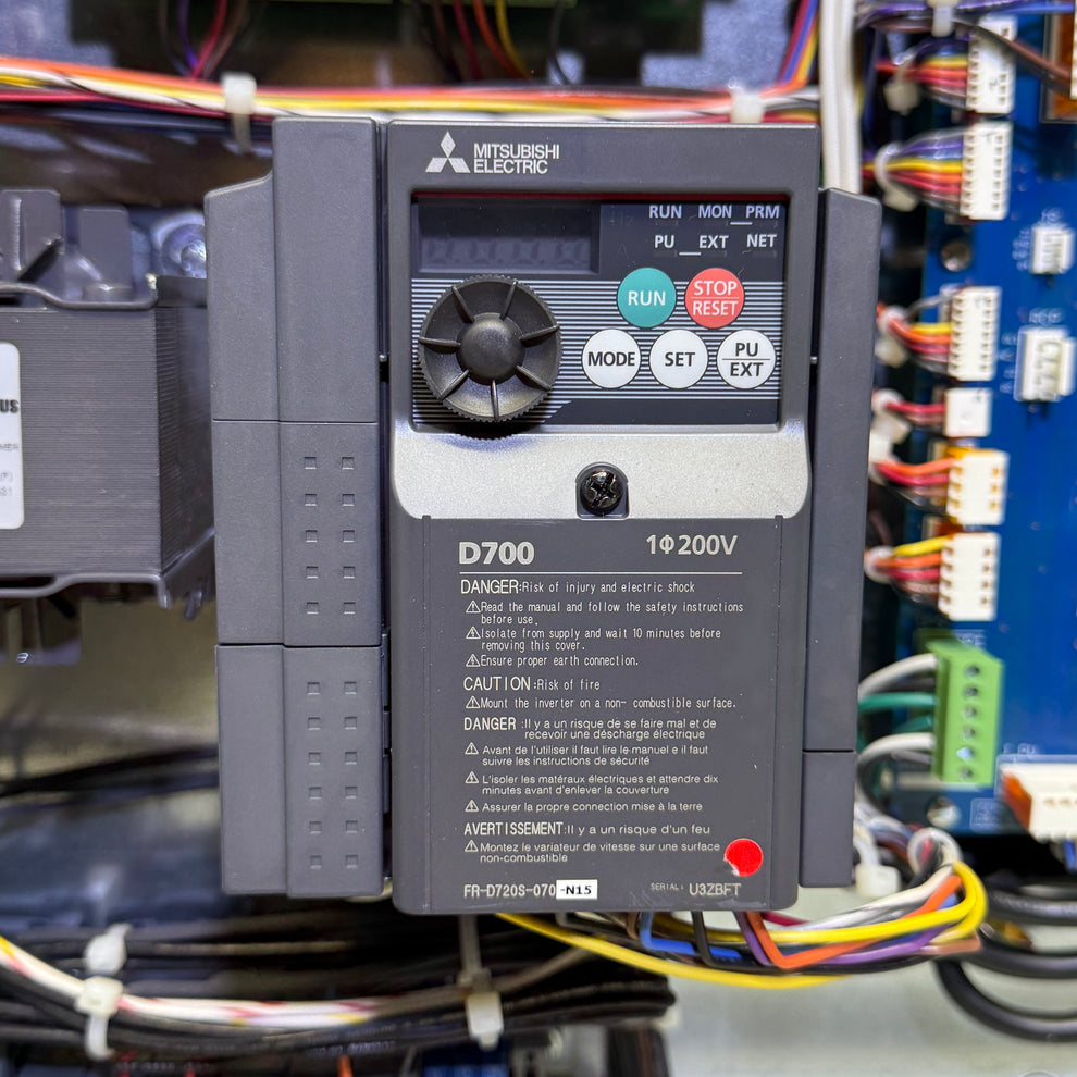 Microprocessor-Based Enclosed Elevator Control Panel w/ Mitsubishi FR ...