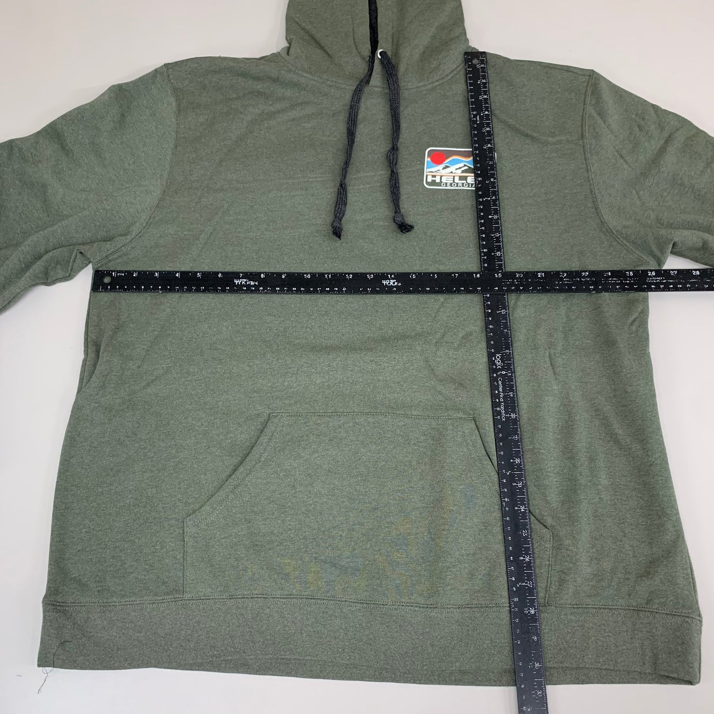 LONEROCK Helen Georgia Tie Hoodie Sz 2X-Large Green