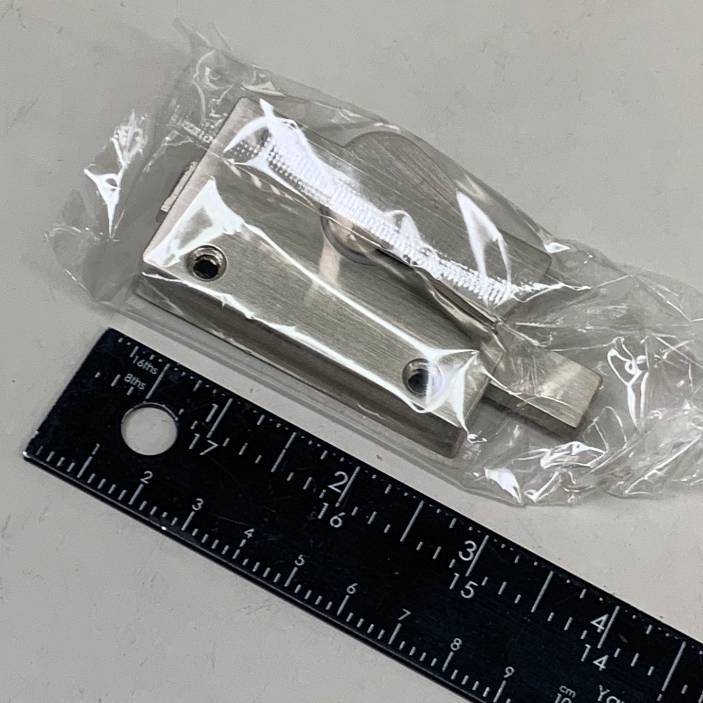 LVOERTUIG (2 PACK) Door Lock Door Latch Bathroom Indicator Satin Nickel B07NVNJWV6