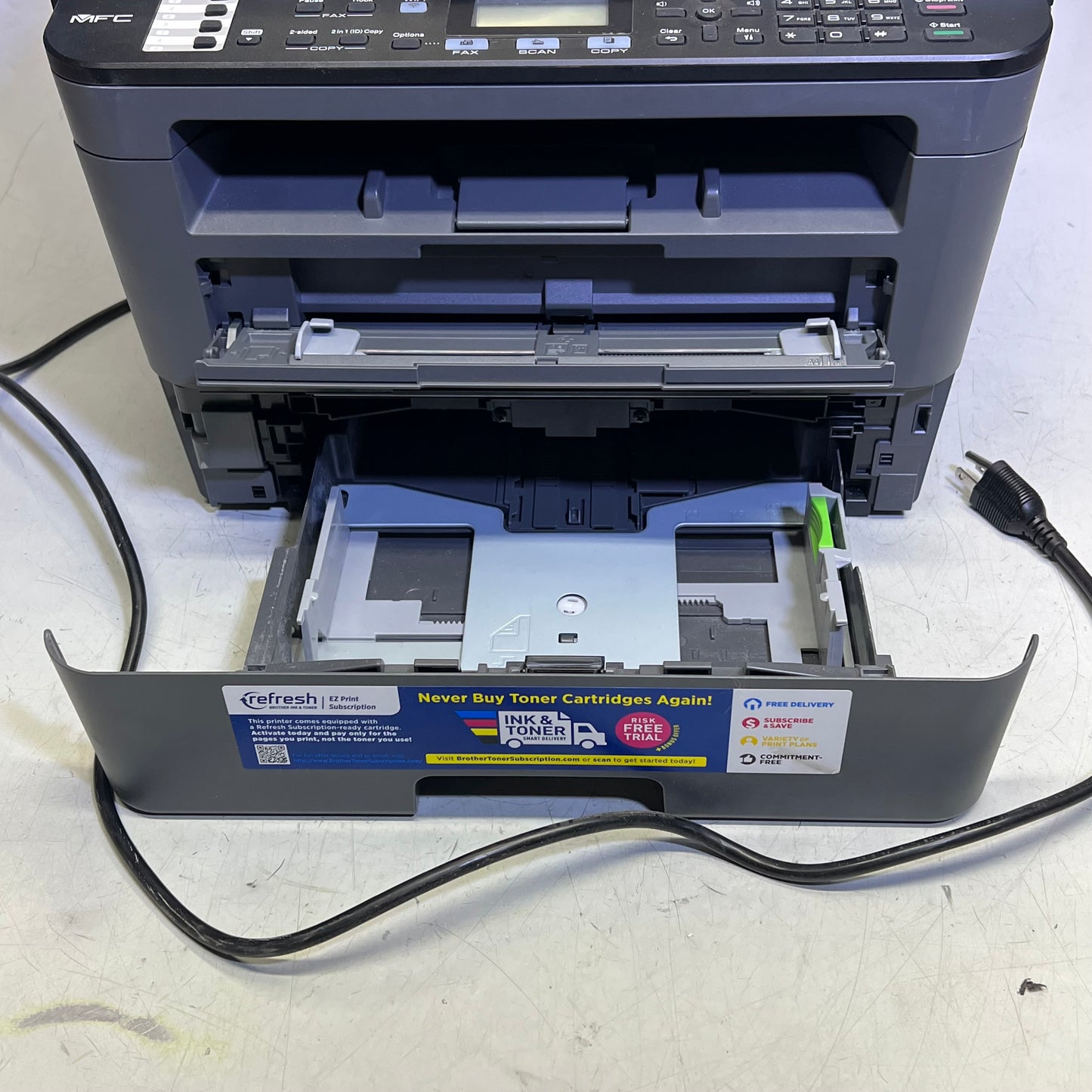 ZA@ BROHTER Wireless Black & White All-In-One Laser Printer (DISCONTINUED) Black MFC-L2717DW (AS-IS)