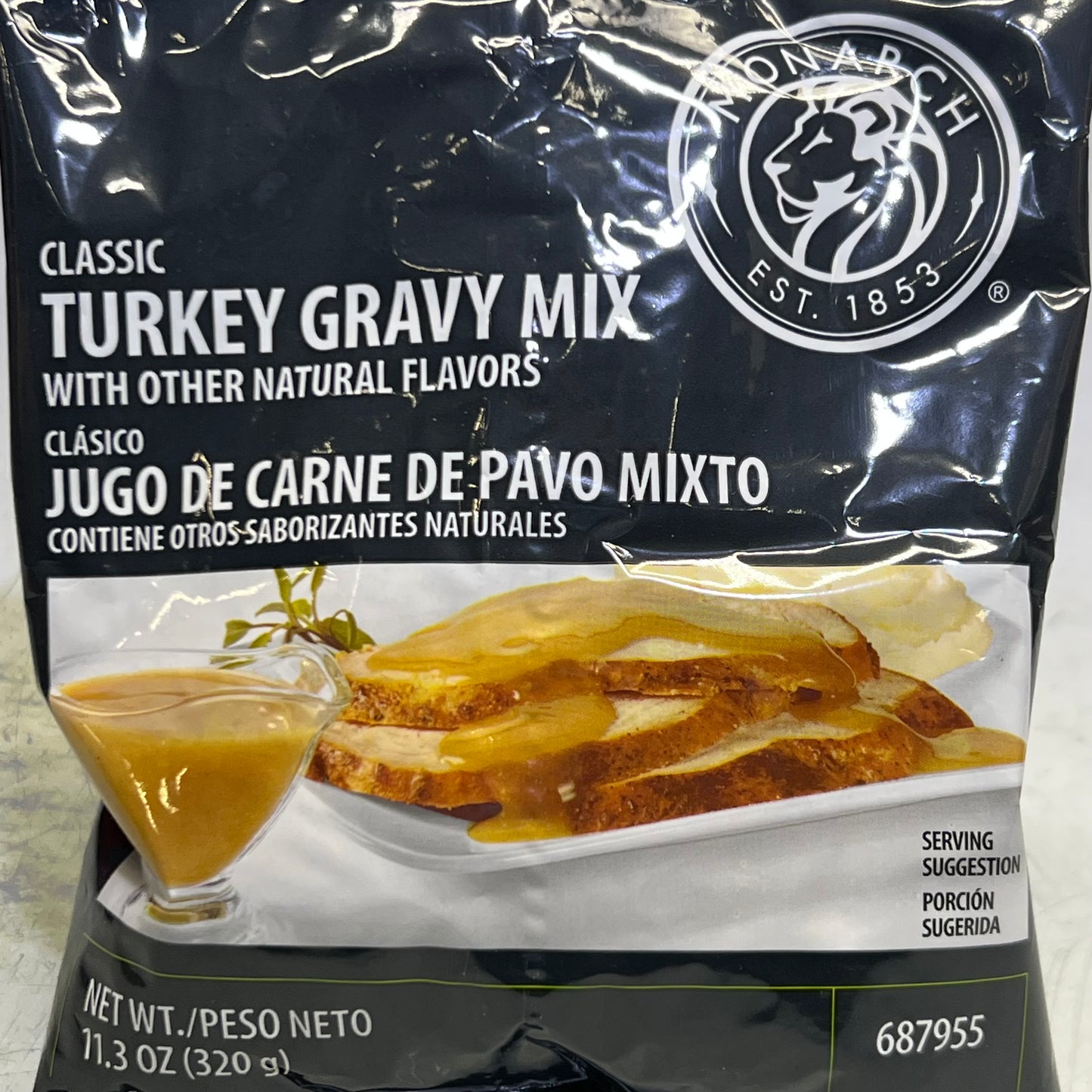 ZA@ MONARCH (6 PACK) Turkey Gravy Mix 11.3 oz 687955 C