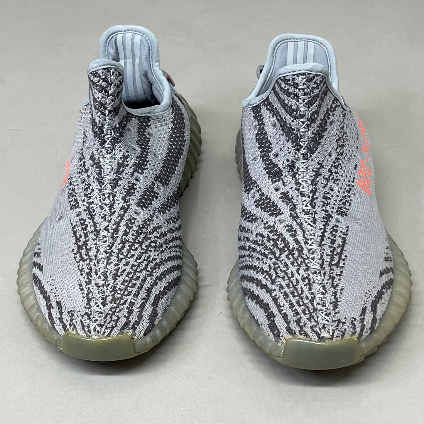 ADIDAS Supportive Yeezy Boost 350 V2 SPLY-350 US SZ 9 Marbled Grey Pre-Owned CWM351