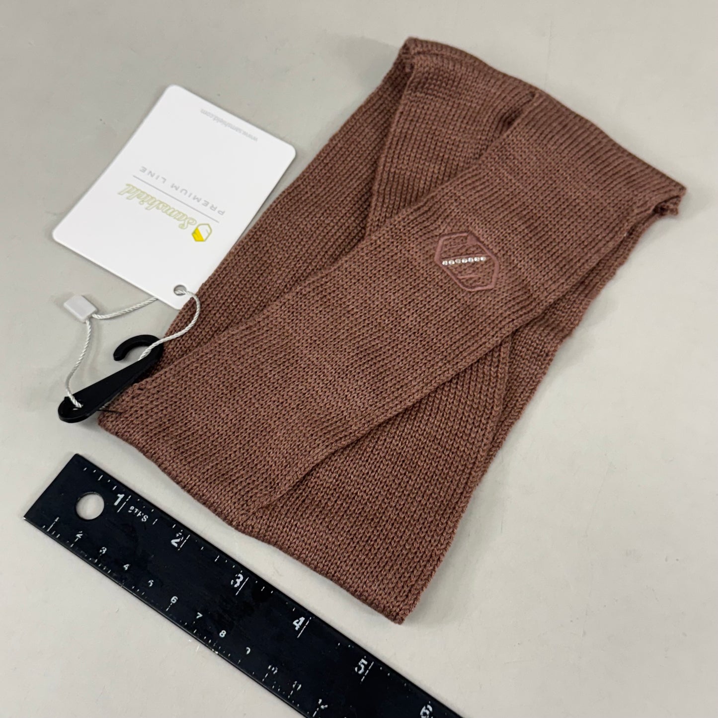 SAMSHIELD Simone Equestrian Headband Men's Sz One Size Chestnut