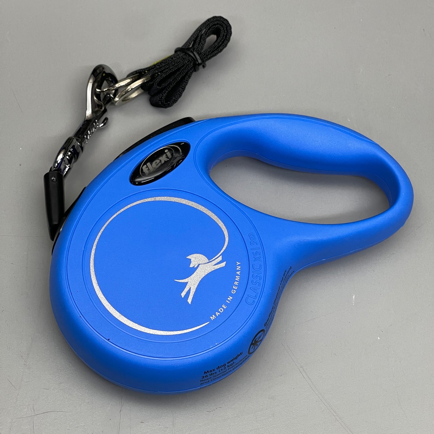 ZWD@ FLEXI New Classic Retractable Cord Dog Leash XS 10ft Blue 5268184