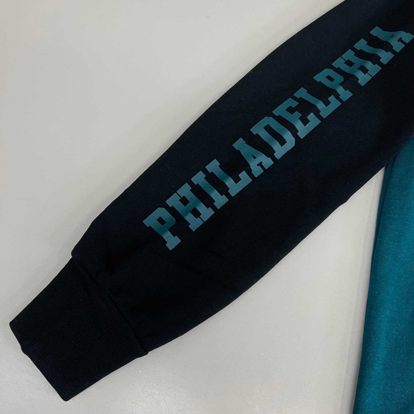 NFL (2 Piece) G-III Sports By Carl Banks Philadelphia Eagles T-Shirt & Full-Zip Hoodie Set Men's Sz M Black/ Green