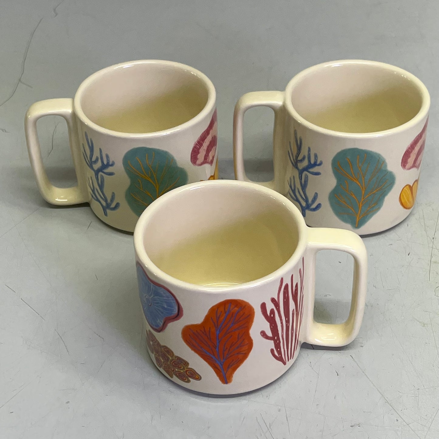 DANICA STUDIO (3 PACK) Stoneware Neptune Midi Studio Mug 11oz Multicolor 7002685