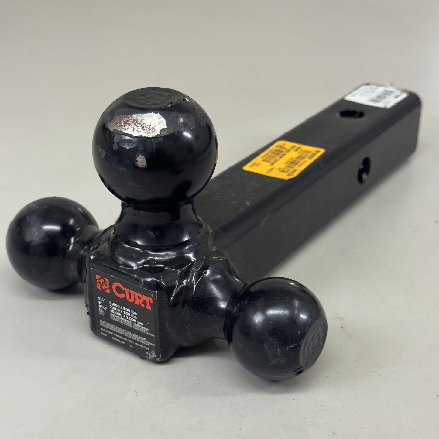 CURT Multi-Ball Mount Towing Hitch W/ Hollow Shank (Slight Cosmetic Damage) 45652