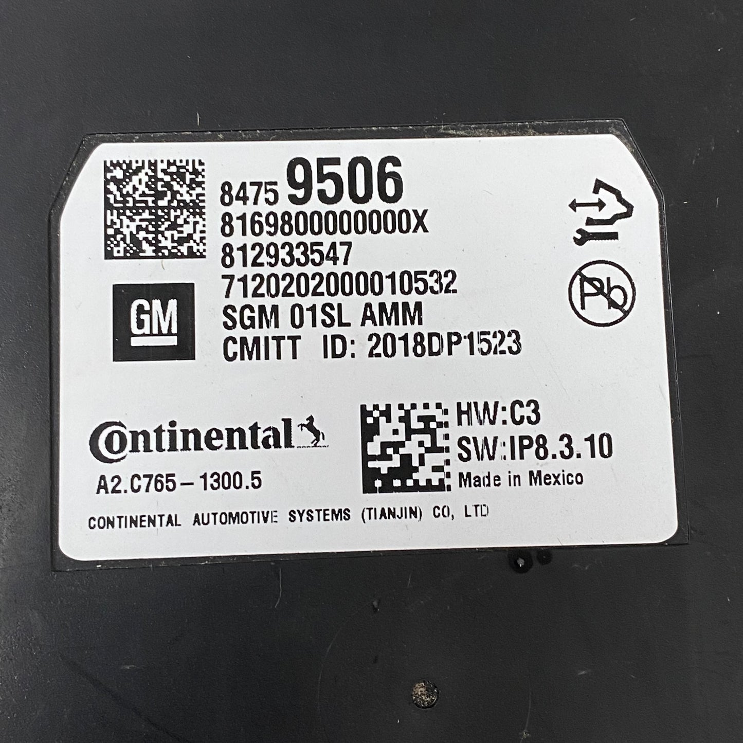 GM OEM  Digital Map Control Module Box 7.5"x4.5" New Other (Slightly Dirty)Black 84759506