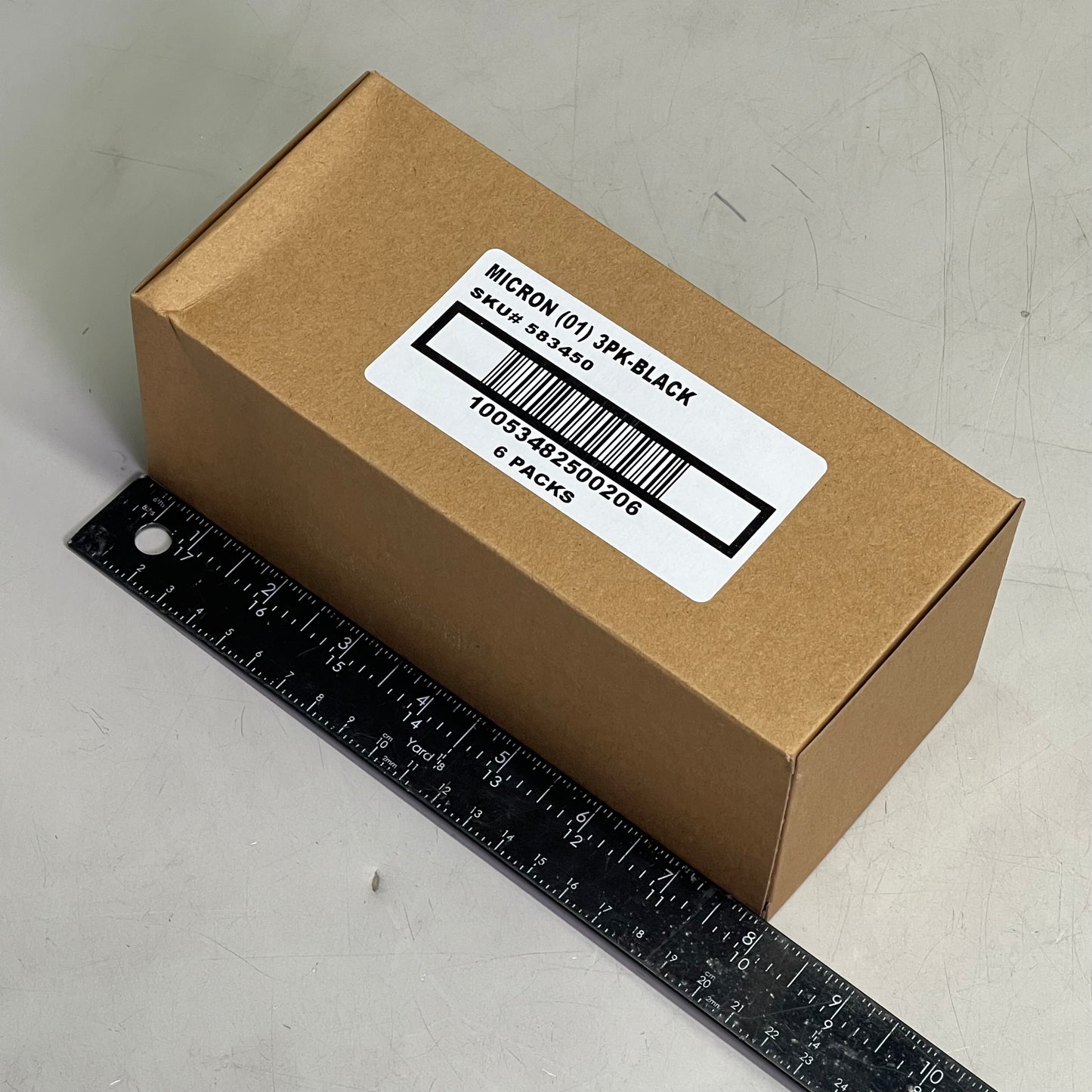 SAKURA (6-PACK) Pigma Micron Pens 0.25mm Black 50020