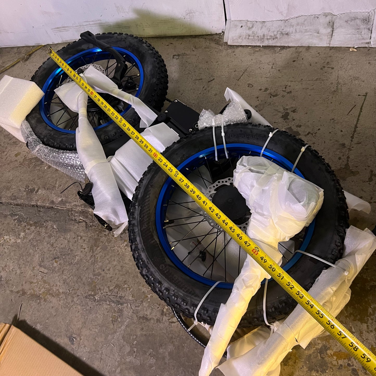 ZA@ ECOTRIC Portable & Folding fat Ebike With LCD Display C-NFAT20810-MBL-W04 A