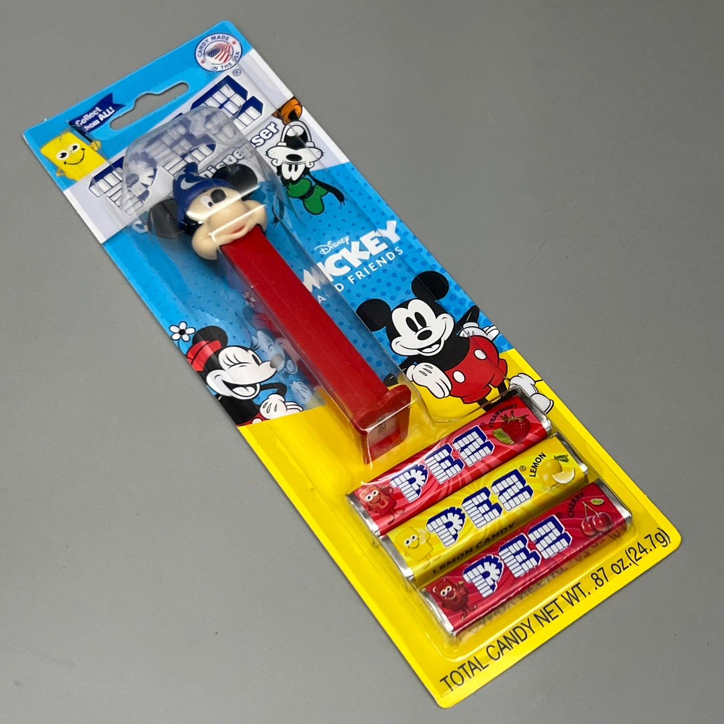 DISNEY PEZ Mickey Mouse & Friends (6 PACK) Candy & Dispenser 039853 BB 11/29