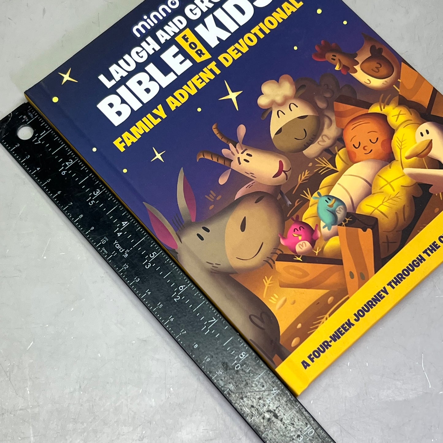 ZA@ MINNO (2 PACK) Laugh & Grow Bible for Kids Family Advent Devotional A