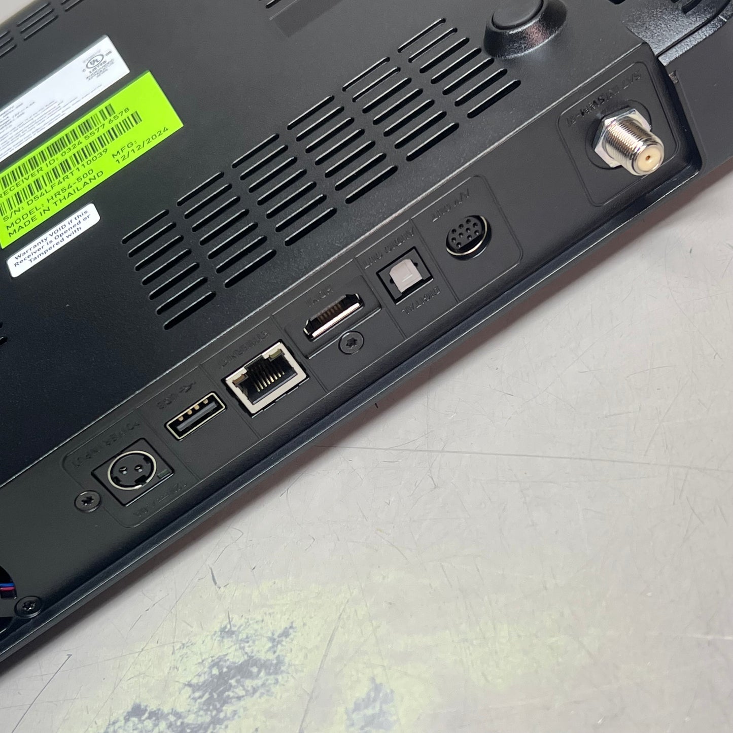 DIRECT TV Easy Connecting Receiver Box Dual Core 4K & HDR Feature Black HR54-500