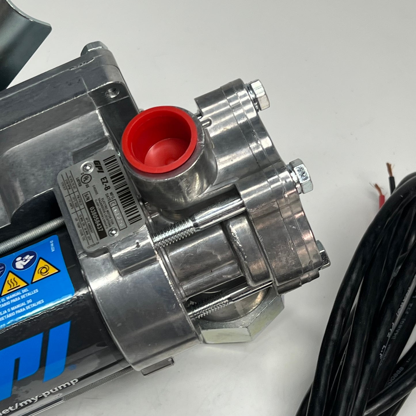 GPI Transfer Tank Pump Kit W/ Spin Collar 8 Gal Per Minute 12V Silver 137100-05