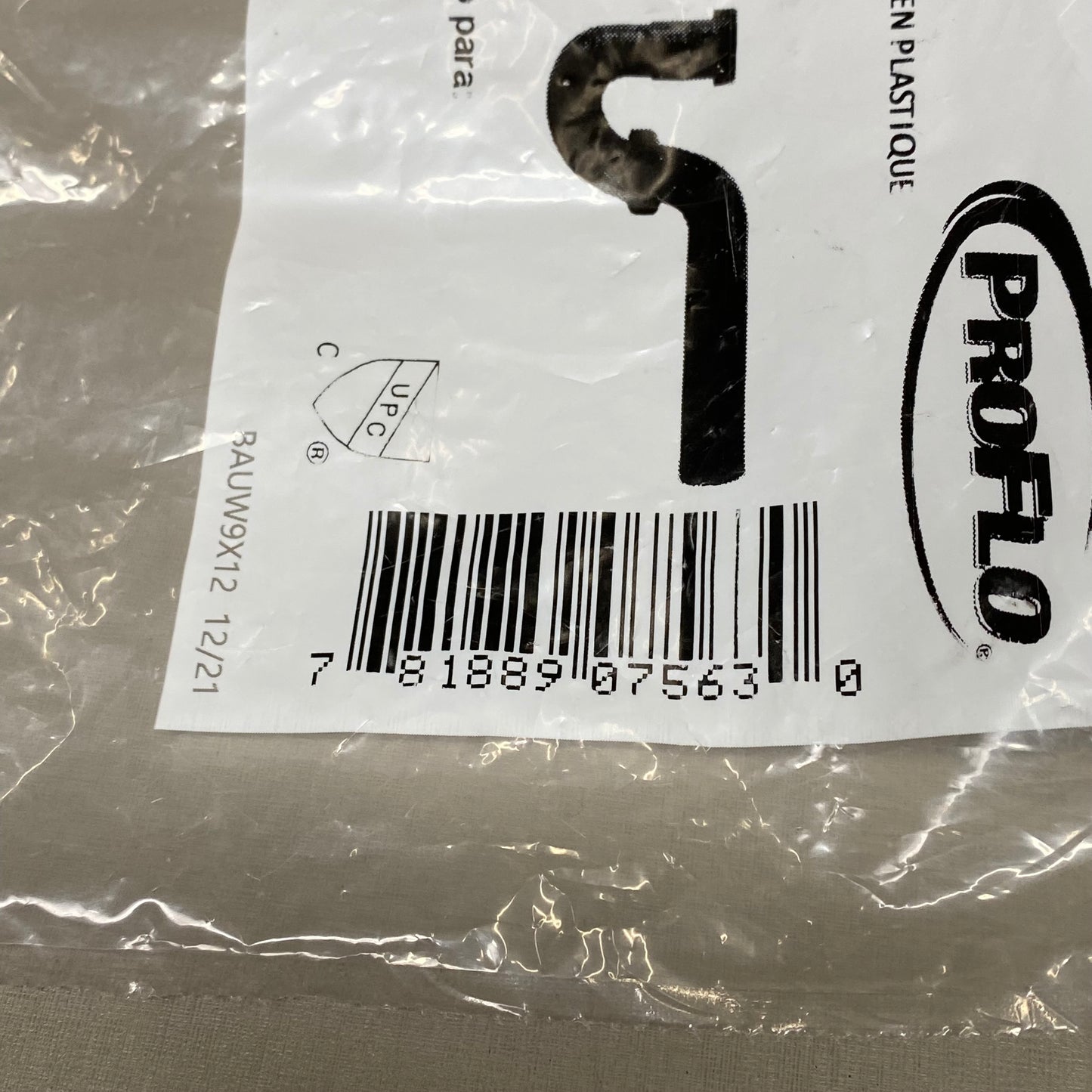 PROFLO Plastic P-Trap Slip Joint PVC Marvel Connector 1-1/4" Black PFPTP101