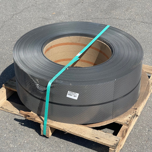 ZA@ Pallet of UNBRANDED Expanded Metal Mesh Roll for Machine Guards, Filters, Sunshades, Fencing, etc. 11” W Steel (AS-IS, Dent)