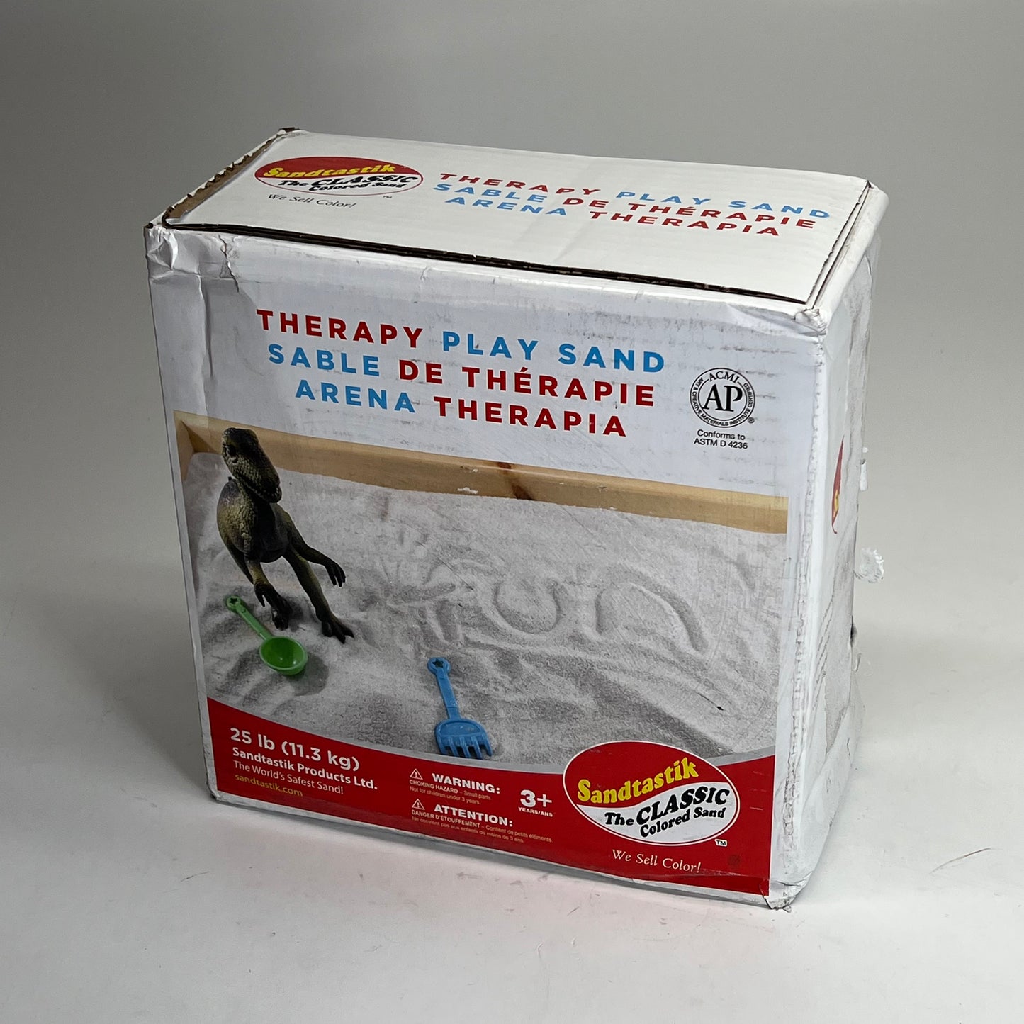 ZA@ SANDTASTIK (25 PACK) Therapy Play Sand Non-toxic Luxurious & Soft White