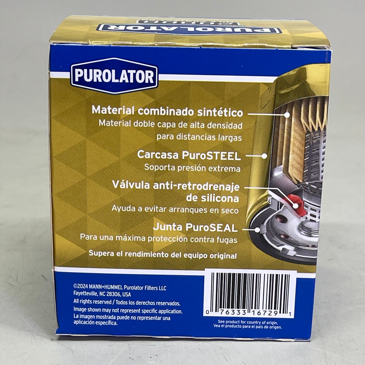 PUROLATOR (6 PACK) Maximum Protection Oil Filter 20000 Miles LX3614