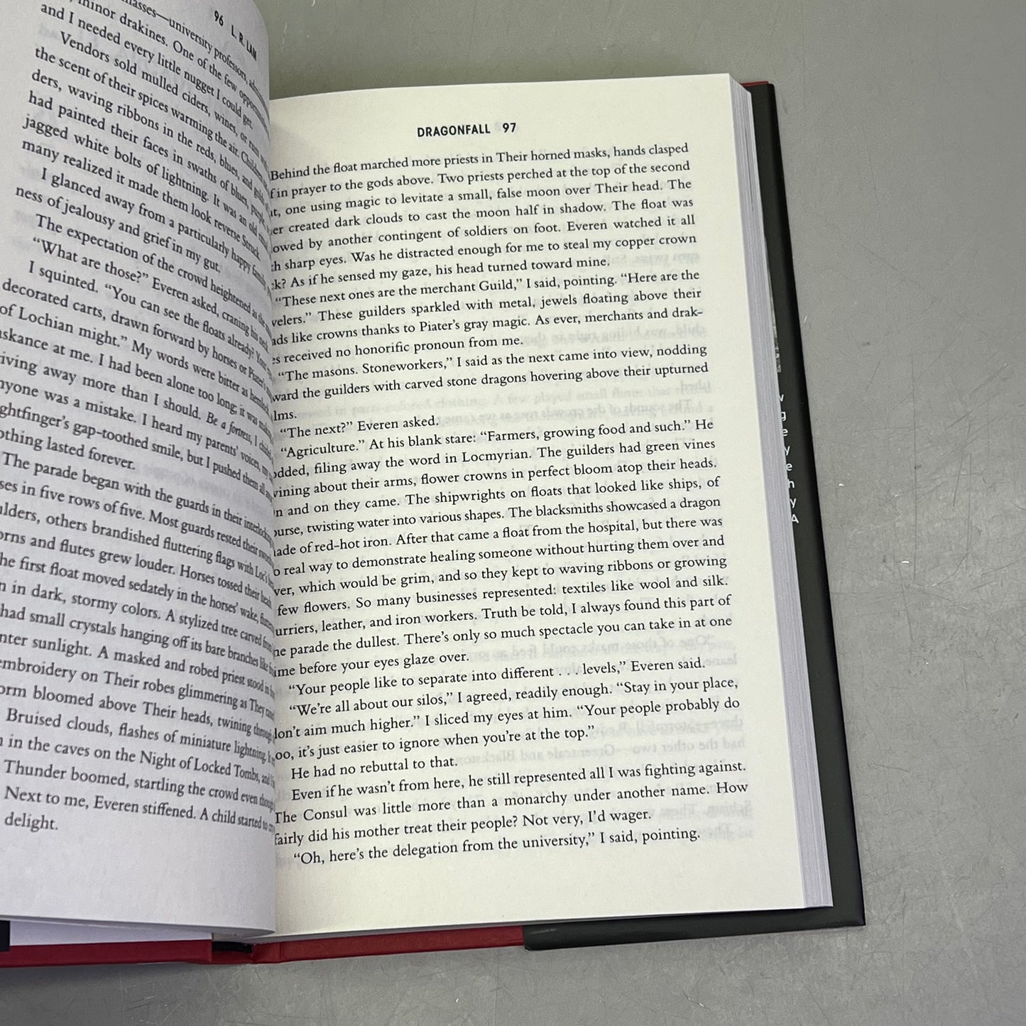 DRAGON FALL Fantasy Book 1 Of 2 Dragon Scales By L. R. Lam Hardback Book