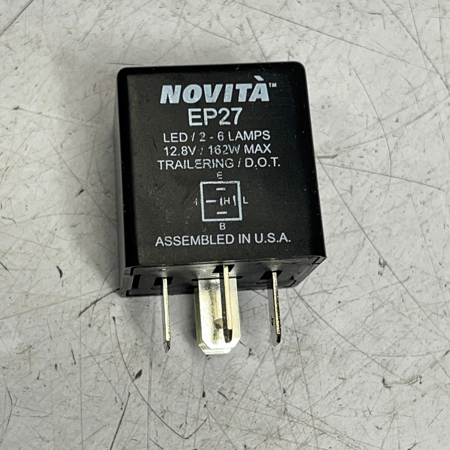 NOVITA  Turn Signal/hazard Warning Flasher 12V Applications 5 Terminals EP27