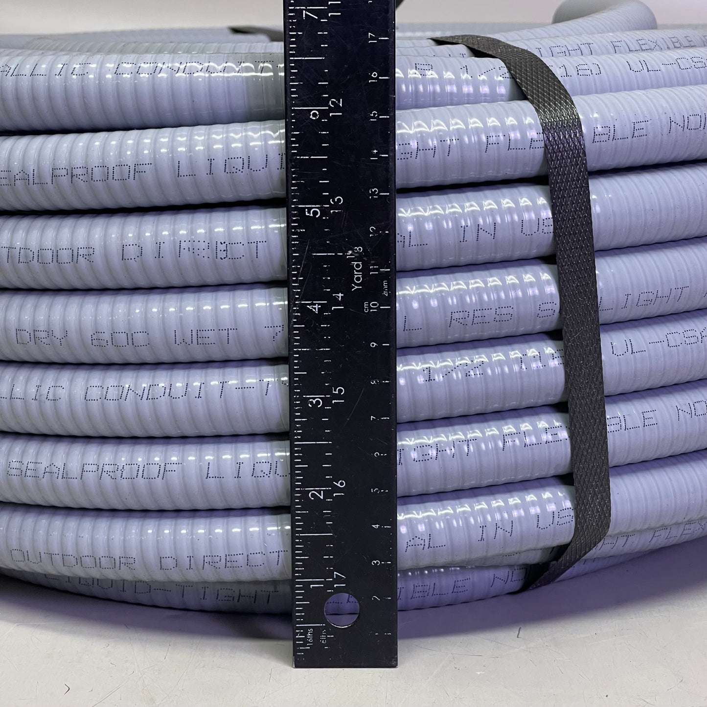 MARS Liquid Tight Type B Flexible Conduit 1/2" x 100' Grey 35P5801
