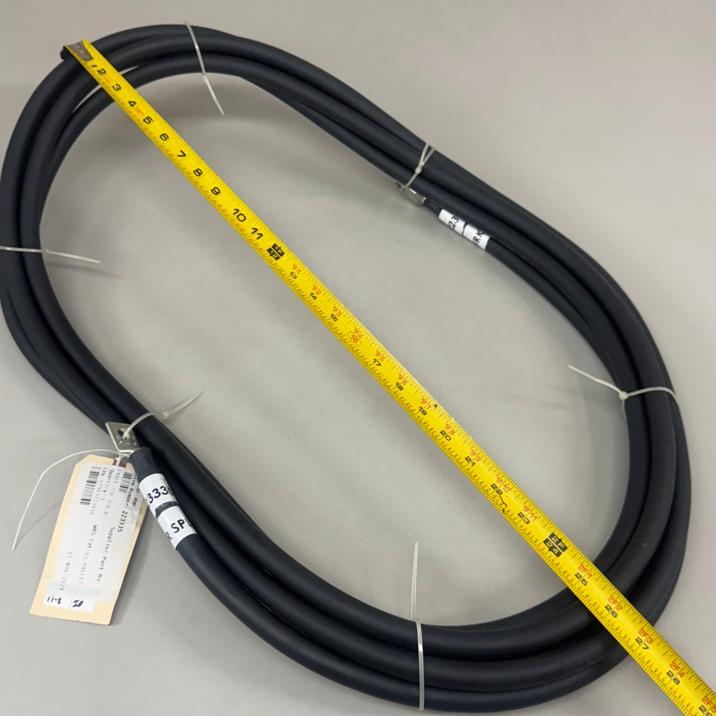 HYPERTHERM Welding Cable With 1/2 Lugs 2/0 3/8 x 25' 223335