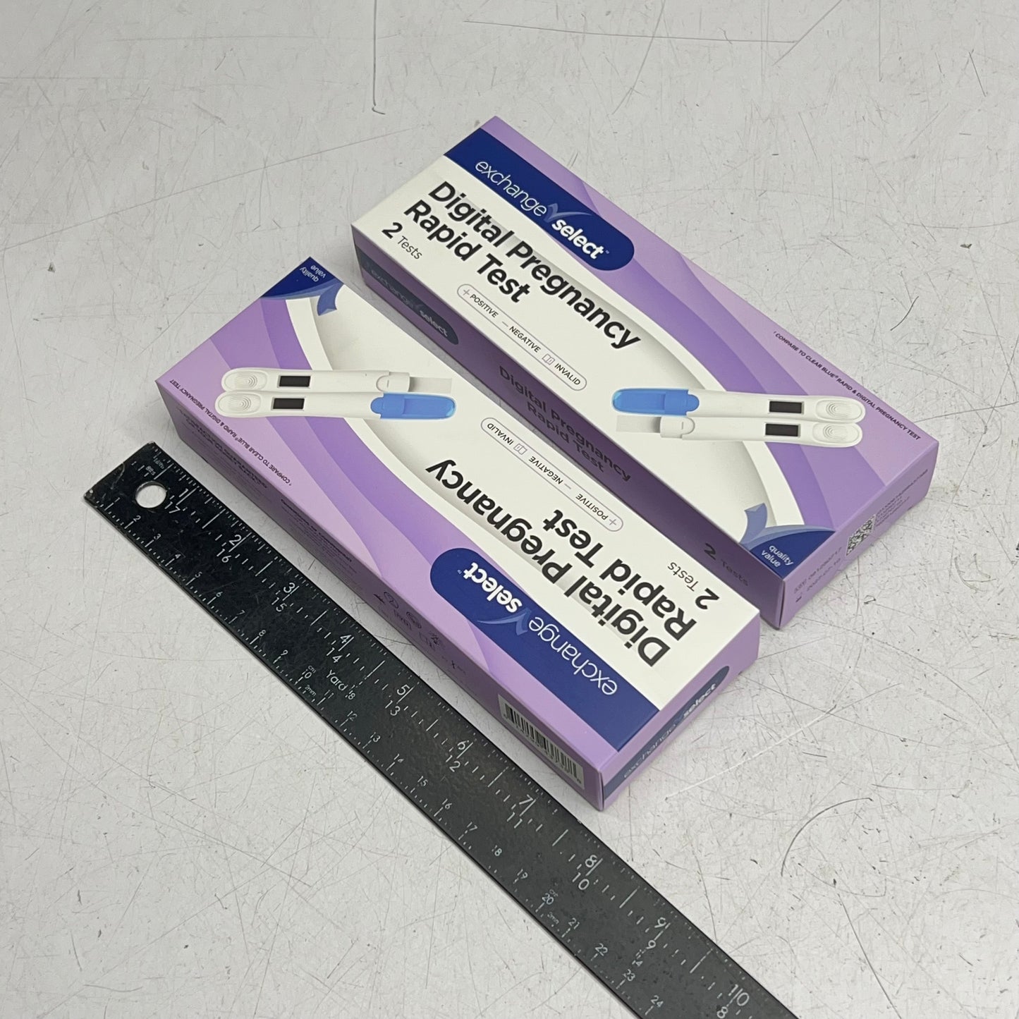 EXCHANGE SELECT (2 PACK, 2 EACH) One Step Digital Pregnancy Rapid Test BB 01/27