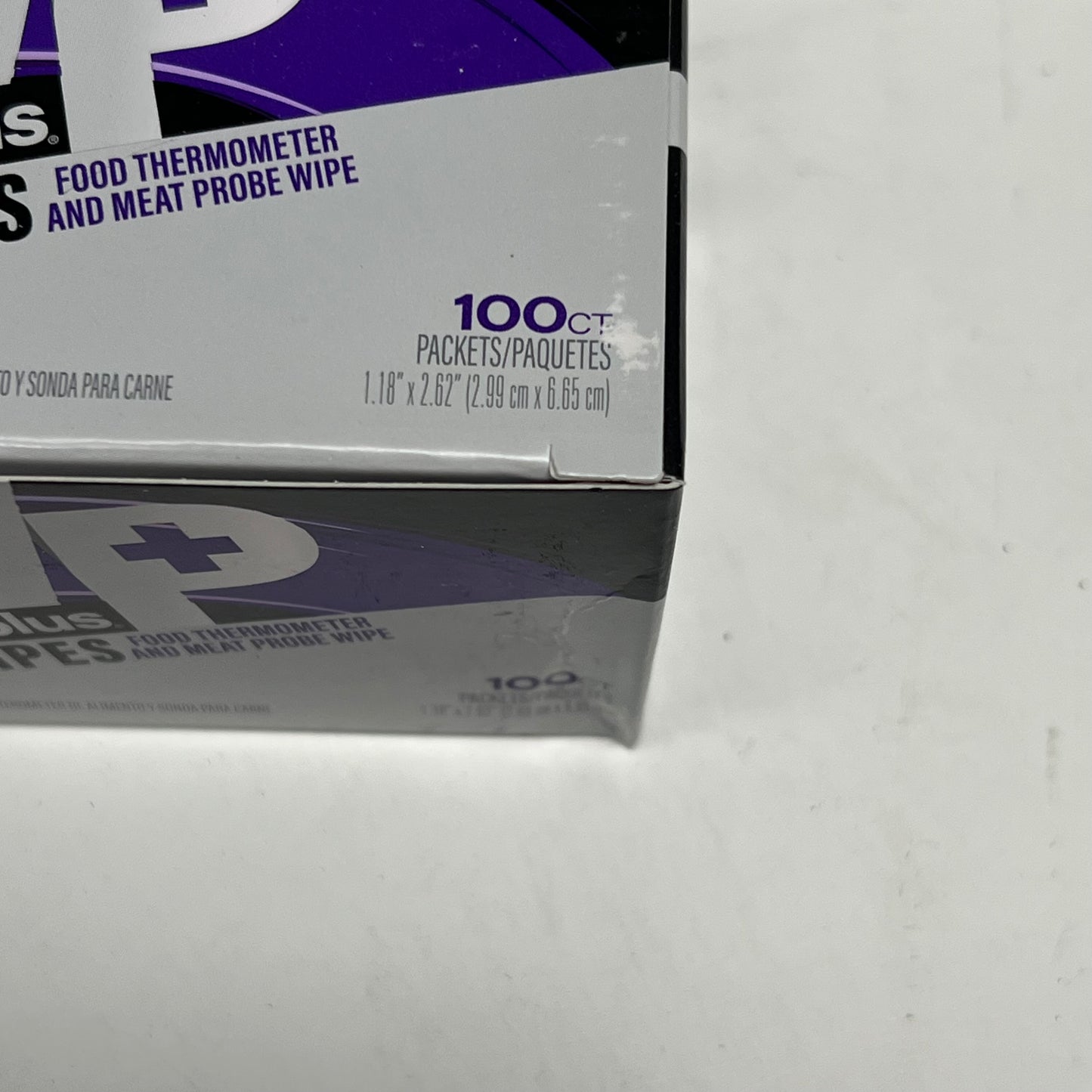 WIPES PLUS (10 PACK, 100 EACH) Probe Wipe Sachets Individually Wrapped 35084