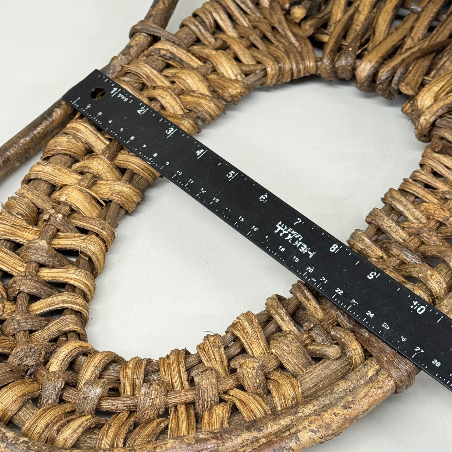 RAZ IMPORTS Vine Wall Basket Wall Decor 15.5" L X 7.5" W X 27" H Brown 4421038