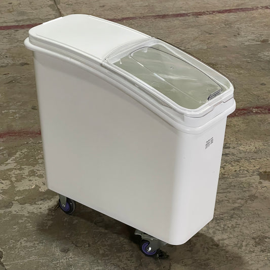 BAKER’S LANE Mobile Ingredient Bin 21 Gal White 176BIN21GL
