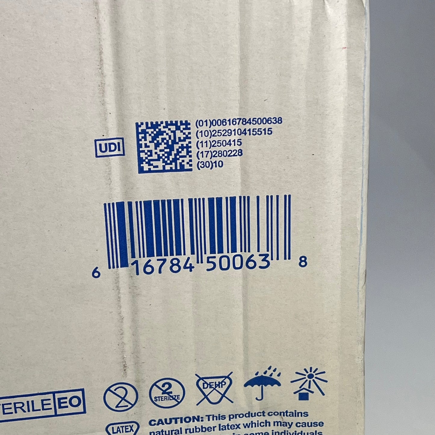 ZA@ DYNAREX (10 KITS) Closed Circuit/Closed System Foley Catheter Tray 8"x6"x3" White 5007