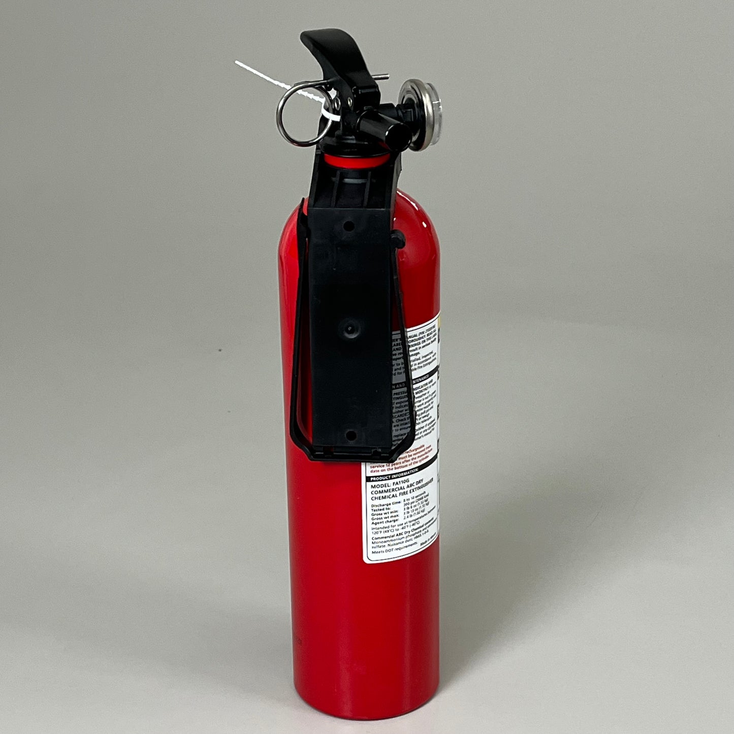 KIDDE Dry Chemical Fire Extinguisher 1A:10-B:C 100 psi Aluminum 466142MTL