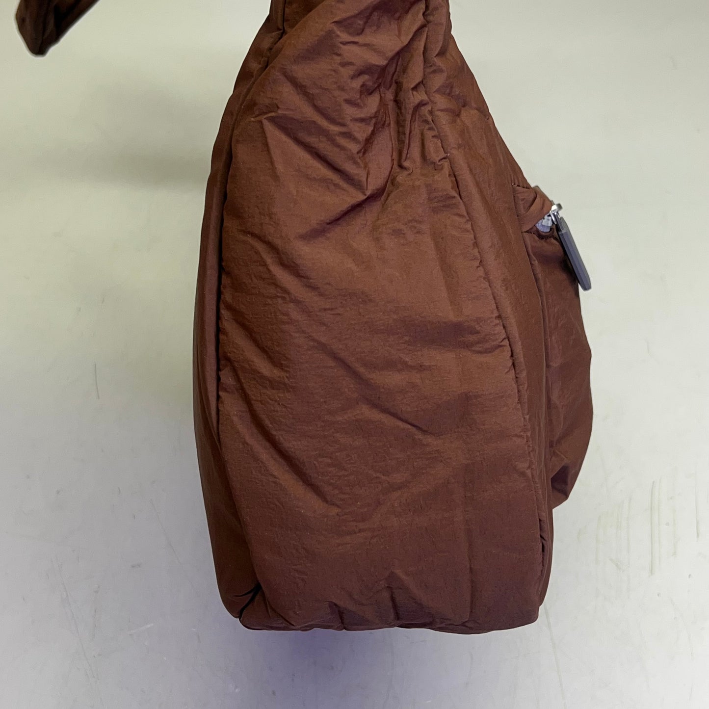 ORI LONDON Belsize Bag Made From Talson Material Medium Chocolate BELSMTCHO