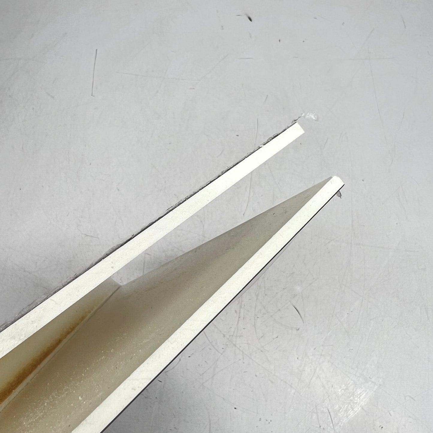 CLEARWATER SHOWER BATH Floating Corner Shelve 15" Everest Faux Marble STLCSB15