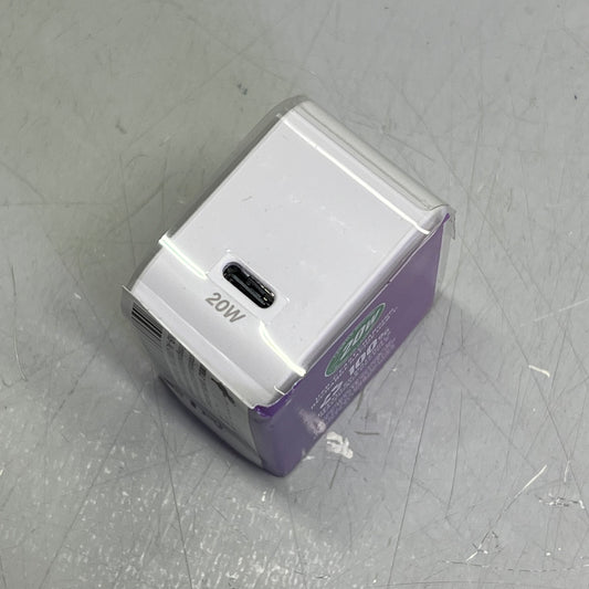 NIMBLE High Speed USB-C Wall Charger Eco-Friendly 20W White NB-AL-20W1C-1957