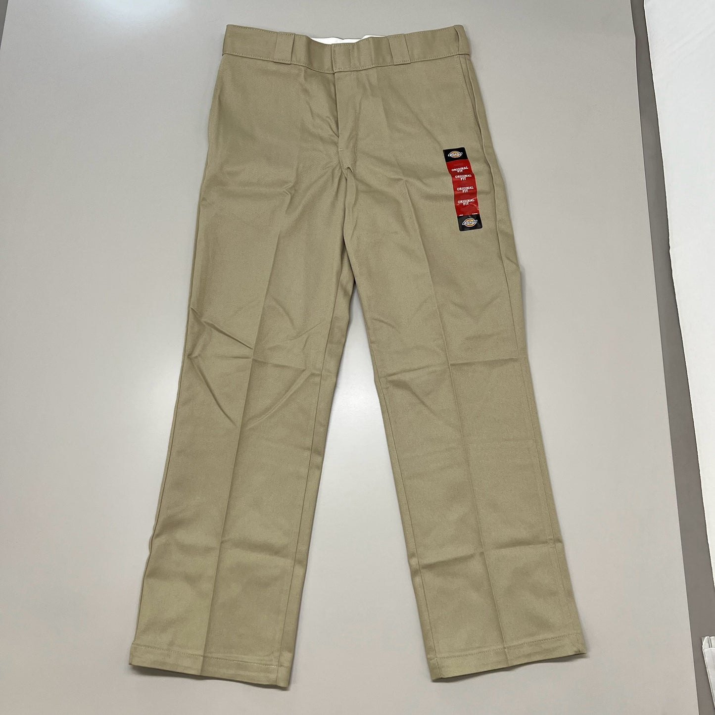 DICKIES Original 874 Original Fit Tapered Leg Work Pant Mns Sz 32X29 Khaki 874KH