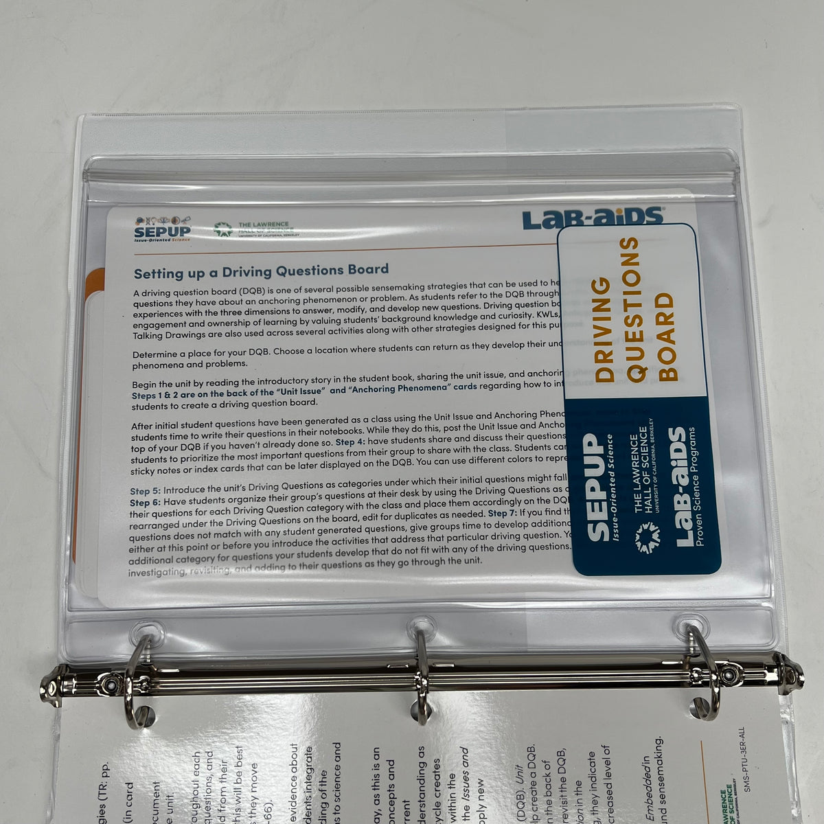 LAB AIDS Issues & Life Science Body Systems Teacher Edition 3rd Edition & Binder