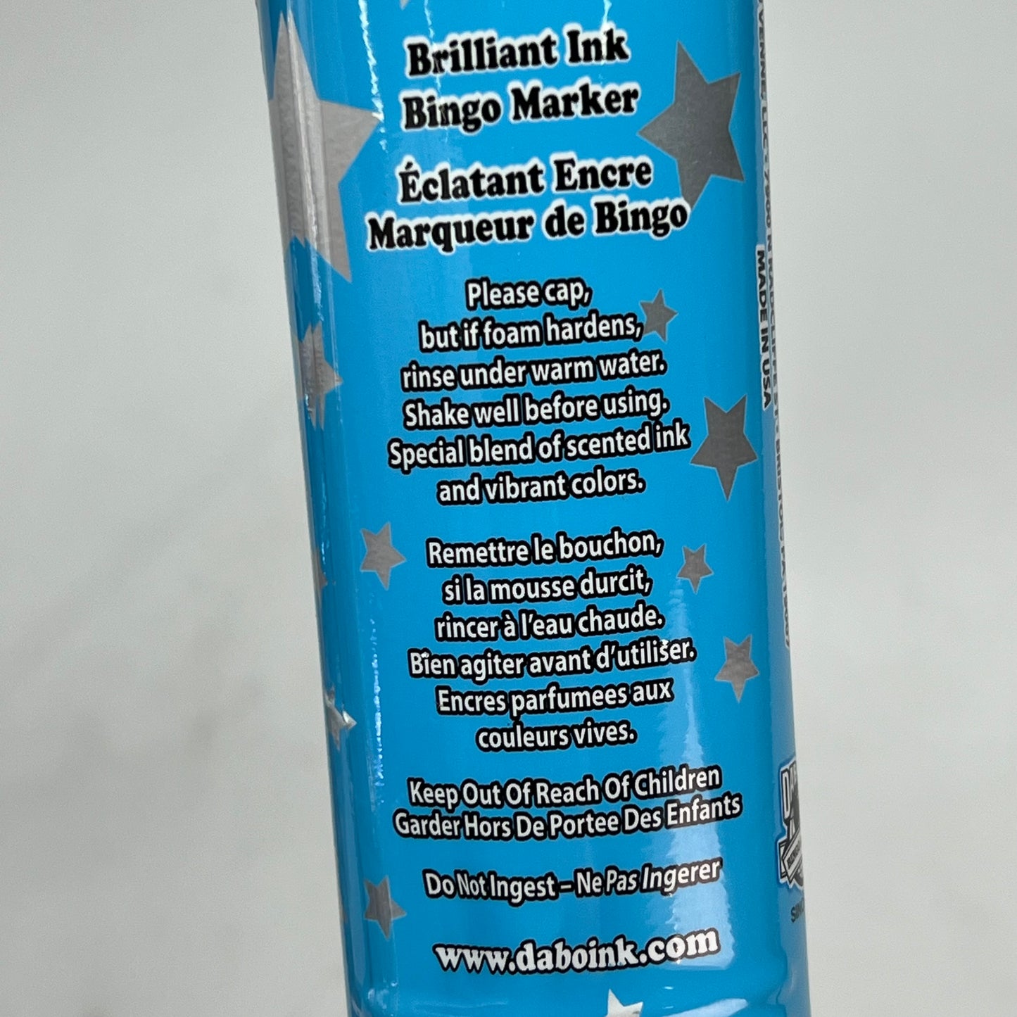 DAB O INK (12 PACK) Sun Sational Bingo Marker Bright Ink 110ml/4oz Sky Blue D26