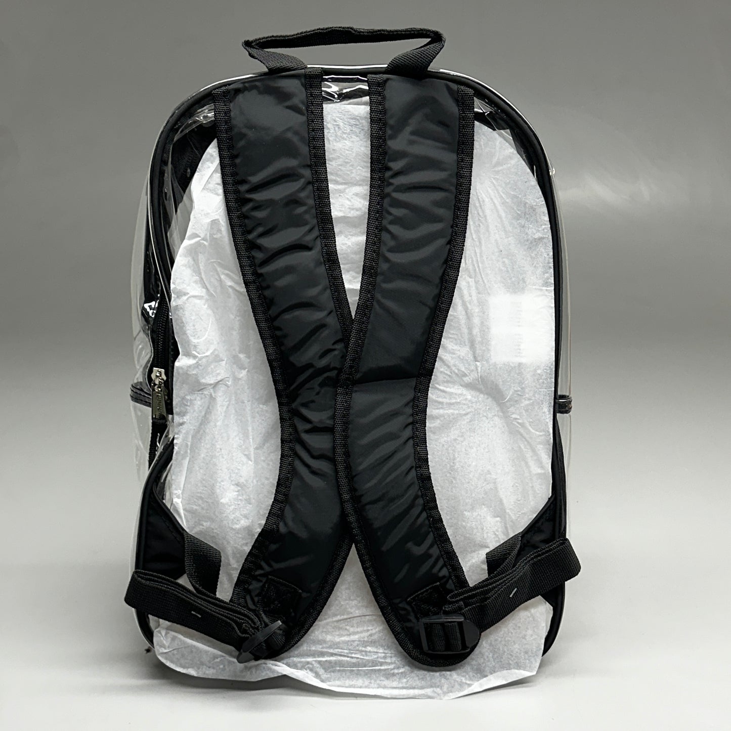 EASTSPORT Spark Clear Backpack 16"x12" Black 190920PW-PLM