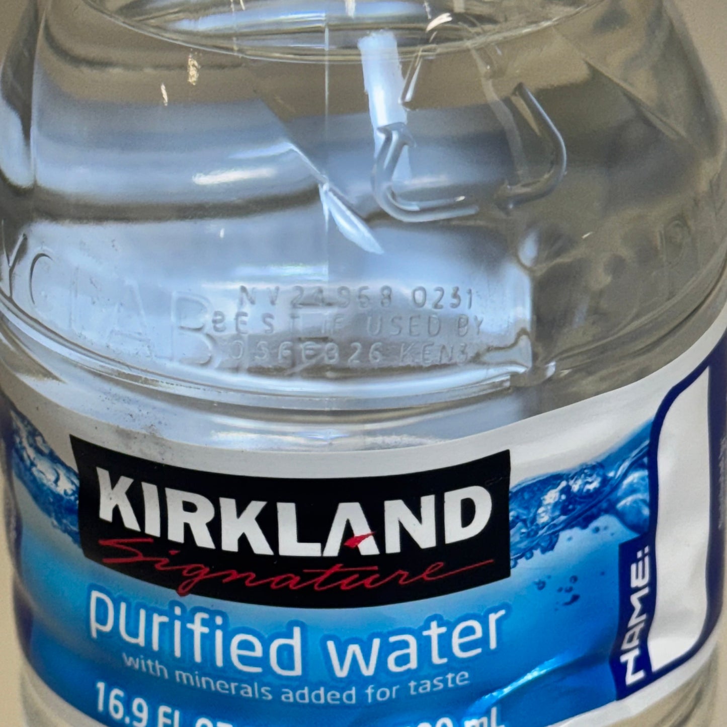 ZA@ KIRKLAND (120 Bottles) Purified Water 16.9fl oz BB 04/26 (New)