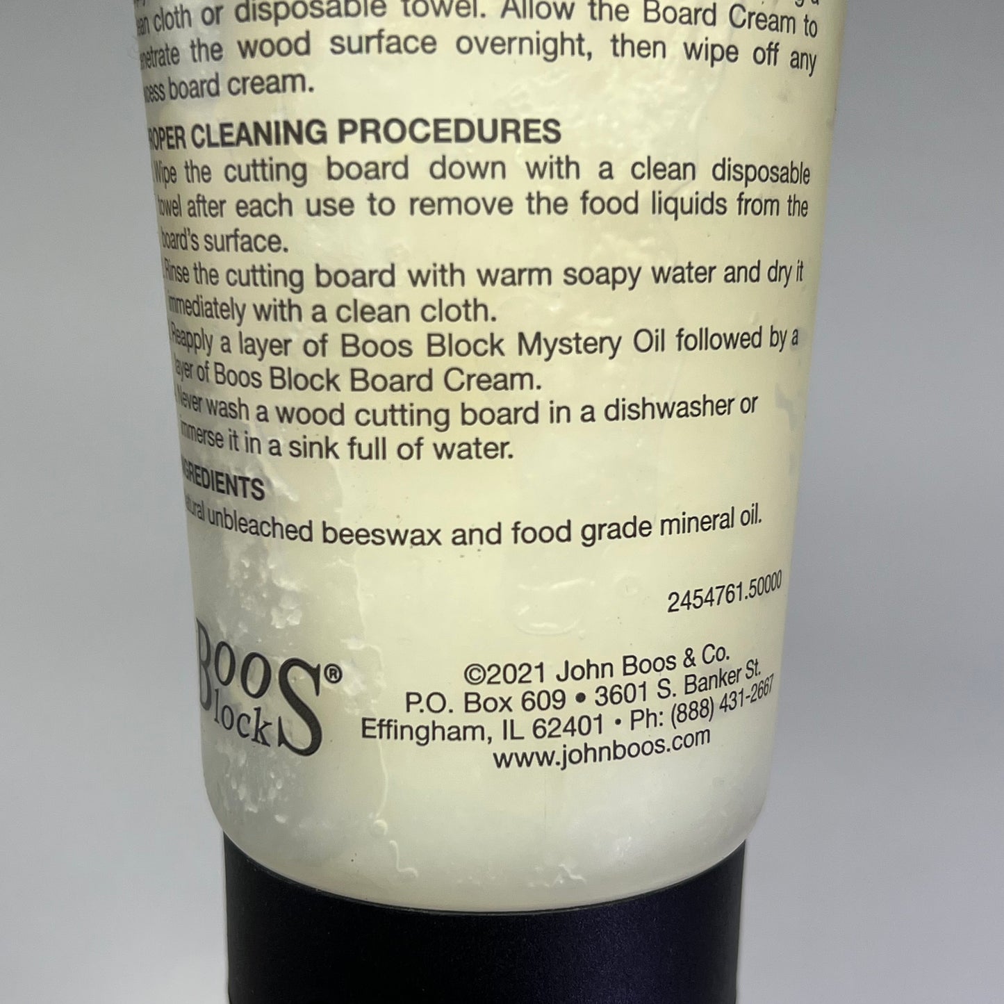 JOHN BOOS Care & Maintenance Pack Mystery Oil, Cream & Applicator MYSCRMAPP