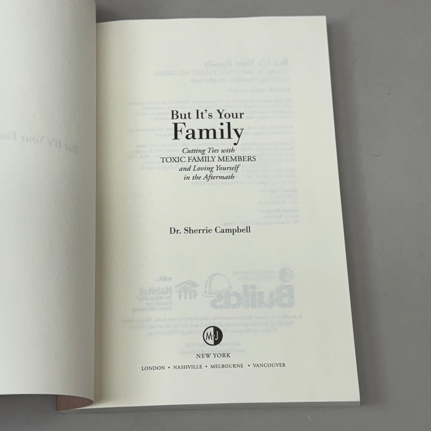Dr. Sherrie Campbell But It's Your Family Book 222 Pages