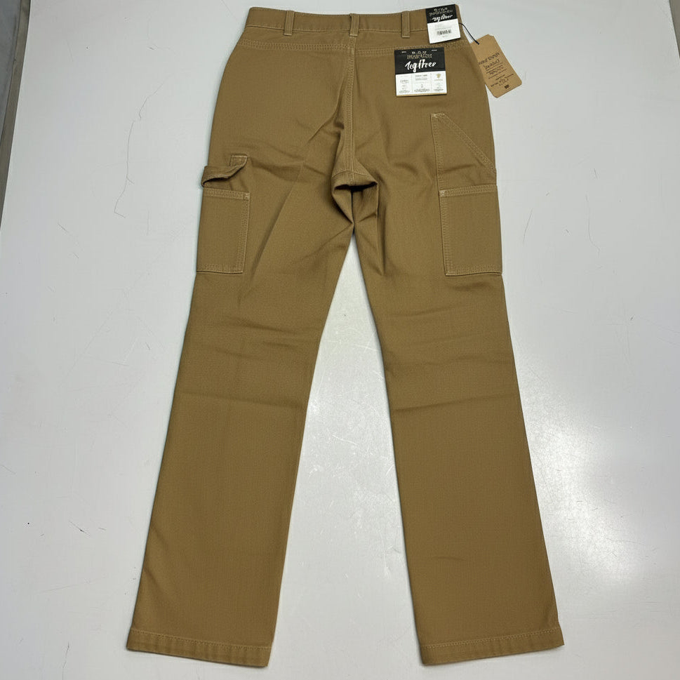 NOBLE OUTFITTERS Tug Free Utility Stretch Canvas Work Pant Women's Sz 12 Coyote